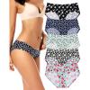 imagevoenxe Women Seamless Hipster UnderwearBreathable Ladies Panties BikiniNo Show BriefsComfortable Undies for Women 5PackA5 Pack Floral Design