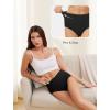 imagevoenxe Cotton Underwear for WomenHigh Waisted Ladies PantiesBreathable Soft Full Coverage BriefsComfy Underpants4 PackAssorted