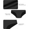 imagevoenxe Cotton Underwear for WomenHigh Waisted Ladies PantiesBreathable Soft Full Coverage BriefsComfy Underpants4 PackAssorted