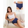 imagevoenxe Cotton Underwear for WomenHigh Waisted Ladies PantiesBreathable Soft Full Coverage BriefsComfy Underpants4 PackBlue