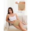imagevoenxe Cotton Underwear for WomenHigh Waisted Ladies PantiesBreathable Soft Full Coverage BriefsComfy Underpants4 PackNude