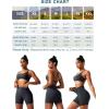 imagevoenxe High Waisted Biker Shorts Women6quot Tummy Control Workout Gym Soft Shorts for Yoga RunningSpandex No Front Seam2 PackBlack