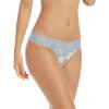 imagevoenxe Seamless Thong for WomenNo Show Lace UnderwearLadies Breathable Comfort Panties Soft Laser Cut UndiesTanga5PackFloral
