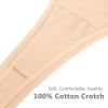 imagevoenxe Seamless Thong for WomenNo Show Lace UnderwearLadies Breathable Comfort Panties Soft Laser Cut UndiesTanga5PackNude
