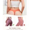 imagevoenxe Seamless Thongs for WomenNo Show Ladies UnderwearInvisible Comfortable PantiesLow Rise Gym Workout Undies5 PackAssorted