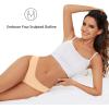 imagevoenxe Seamless Thongs for WomenNo Show Ladies UnderwearInvisible Comfortable PantiesLow Rise Gym Workout Undies5 PackNude