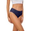 imagevoenxe Seamless Women Underwear ThongsHigh Waisted No Show Ladies PantiesBreathable Comfortable Hi Rise Cut Undies5PackBasics