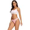imagevoenxe Women Bikini UnderwearSeamless Breathable Ladies PantiesNo Show Comfortable Briefs UndiesInvisible Hipster5PackE5 Pack Bright Color