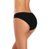 imagevoenxe Women Bikini UnderwearSeamless Breathable Ladies PantiesNo Show Comfortable Briefs UndiesInvisible Hipster5PackF5 Pack Black