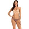 imagevoenxe Women Bikini UnderwearSeamless Breathable Ladies PantiesNo Show Comfortable Briefs UndiesInvisible Hipster5PackI5 Pack Coffee