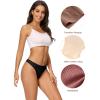 imagevoenxe Women Bikini UnderwearSeamless Breathable Ladies PantiesNo Show Comfortable Briefs UndiesInvisible Hipster5PackI5 Pack Coffee