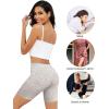 imagevoenxe Women Cotton Boy Shorts UnderwearLady Boxer BriefHigh Waist Anti Chafe Short for Under DressSoft Biker Panty 4PackAssorted