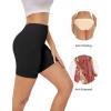 imagevoenxe Women Cotton Boy Shorts UnderwearLady Boxer BriefHigh Waist Anti Chafe Short for Under DressSoft Biker Panty 4PackAssorted