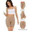 imagevoenxe Women Cotton Boy Shorts UnderwearLady Boxer BriefHigh Waist Anti Chafe Short for Under DressSoft Biker Panty 4PackNude