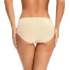 imagevoenxe Women Seamless Hipster UnderwearBreathable Ladies Panties BikiniNo Show BriefsComfortable Undies for Women 5PackD5 Pack Apricot