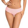 imagevoenxe Women Seamless Hipster UnderwearBreathable Ladies Panties BikiniNo Show BriefsComfortable Undies for Women 5PackF5 Pack Bright Color