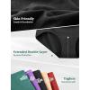 imagevoenxe Women Underwear Cotton Hipster PantiesStretch Bikini Womens Full Coverage BriefSoft Breathable Ladies Undies5 PackBlack