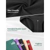 imagevoenxe Cotton Underwear Women Hipster Brief PantiesBreathable Womens Full Coverage BikiniSoft Workout Ladies Undies5 PackBlack