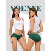 imagevoenxe Cotton Underwear Women Hipster Brief PantiesBreathable Womens Full Coverage BikiniSoft Workout Ladies Undies5 PackVintage