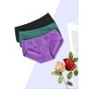 imagevoenxe Cotton Underwear Women Hipster Brief PantiesBreathable Womens Full Coverage BikiniSoft Workout Ladies Undies5 PackVintage