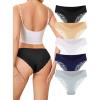 imagevoenxe Lace Underwear for WomenStretch Soft Bikini PantiesSexy Lacy Ladies BriefsComfortable Hipster Panty Undies5 PackBasic