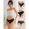 imagevoenxe Seamless Women Underwear ThongsHigh Waisted Ladies No Show Panties LineInvisible Comfy Workout UndiesSoft5PackAssorted