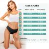 imagevoenxe Seamless Women Underwear ThongsHigh Waisted No Show Ladies PantiesBreathable Comfy Active Hi Rise Cut Undies5PackBlack