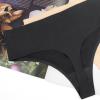 imagevoenxe Seamless Women Underwear ThongsHigh Waisted No Show Ladies PantiesBreathable Comfy Active Hi Rise Cut Undies5PackBlack