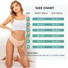 imagevoenxe Seamless Women Underwear ThongsHigh Waisted No Show Ladies PantiesBreathable Comfy Active Hi Rise Cut Undies5PackNude