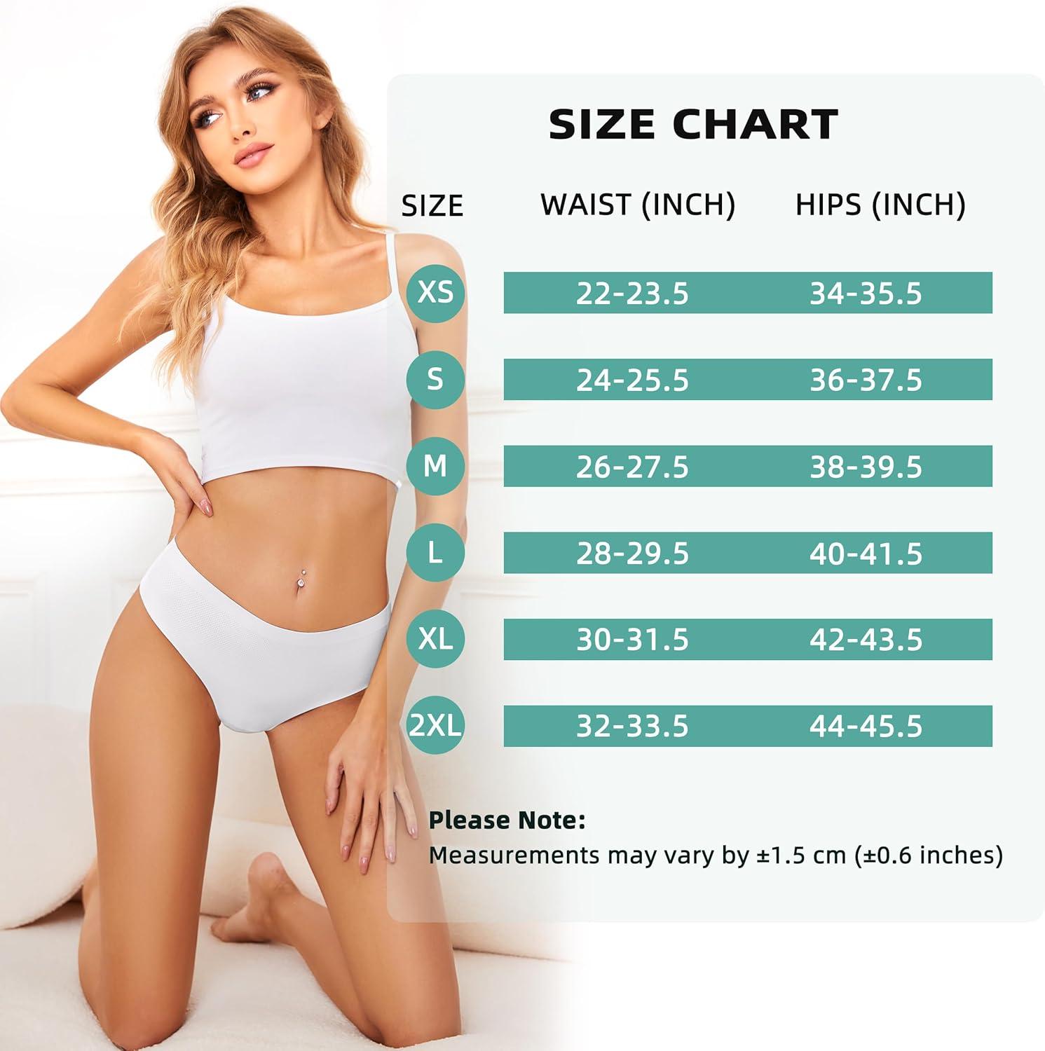 imagevoenxe Seamless Women Underwear ThongsHigh Waisted No Show Ladies PantiesBreathable Comfy Active Hi Rise Cut Undies5PackBasics