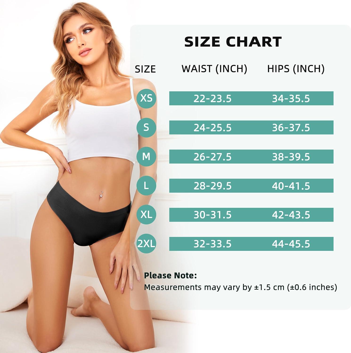 imagevoenxe Seamless Women Underwear ThongsHigh Waisted No Show Ladies PantiesBreathable Comfy Active Hi Rise Cut Undies5PackBlack