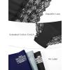 imagevoenxe Women Bikini Brief UnderwearSoft Comfy Lace Ladies PantySilky Sheer Hipster PantiesLow Rise Multipack Undies5 PackBasic