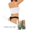 imagevoenxe Seamless Thongs for WomenNo Show Ladies UnderwearInvisible Comfortable PantiesLow Rise Gym Workout Undies5 PackBlack