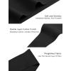 imagevoenxe Seamless Thongs for WomenNo Show Ladies UnderwearInvisible Comfortable PantiesLow Rise Gym Workout Undies5 PackBlack