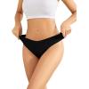 imagevoenxe Seamless Thongs for WomenNo Show Ladies UnderwearInvisible Comfortable PantiesLow Rise Gym Workout Undies5 PackCoffee