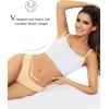 imagevoenxe Seamless Thongs for WomenNo Show Ladies UnderwearInvisible Comfortable PantiesLow Rise Gym Workout Undies5 PackNude