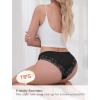 imageVOENXE Lace Underwear Bikini for WomenLadies Hipster PantySoft BriefComfortable Silky PantiesLacy Multipack Undies5 PackBasic